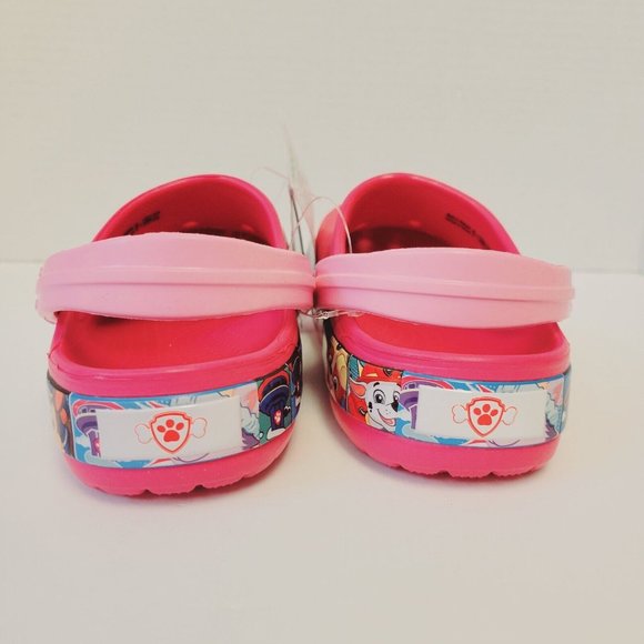 New Crocs Paw Patrol Kids Size C11 Pink Classic Clogs - Picture 6 of 11